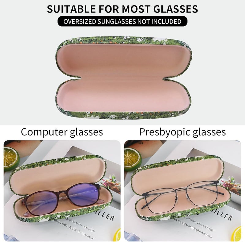 PERFECTSIGHT Store Hard Shell Eyeglasses Case, PU Leather Protective Glasses Case, Cute Eyeglass Case for Women Men Girls - Image 4